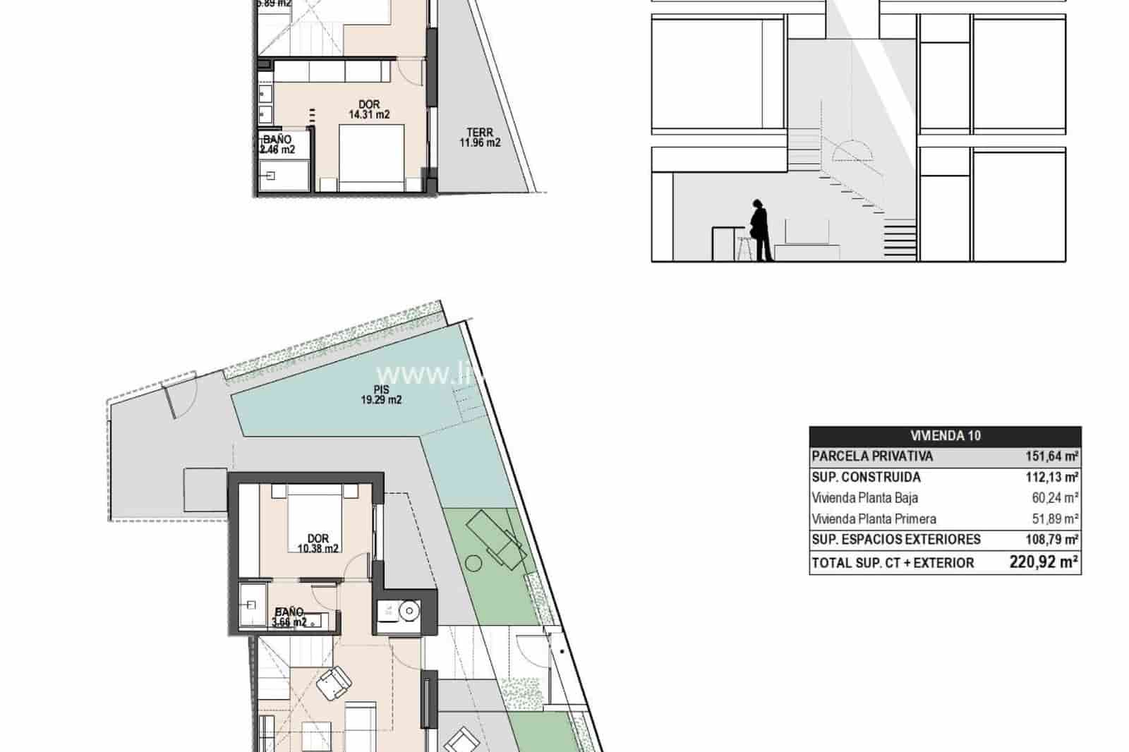 3 soverom Kjedet enebolig til salgs i Pilar de la Horadada med svømmebasseng garasje - € 659 000 (Ref: 9805380)