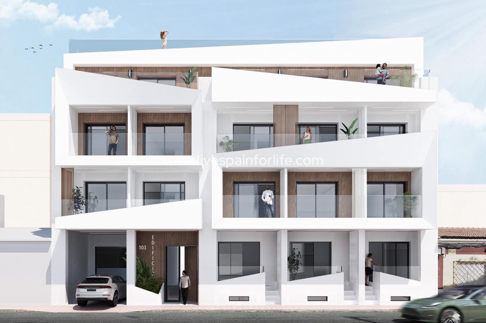 1 soveværelse Lejlighed til salg i Torrevieja med swimmingpool garage - € 269.000 (Ref: 9811012)