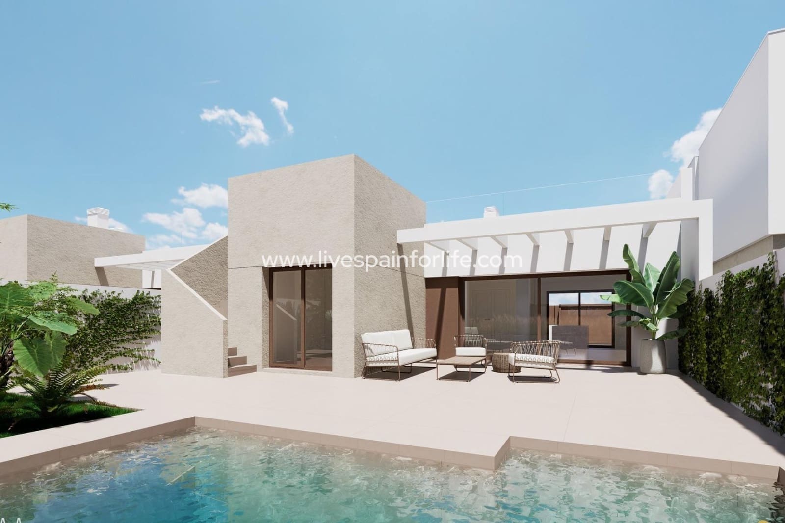 Chalet de 3 habitaciones en Los Alcázares en venta con piscina garaje - 429.000 € (Ref: 9811140)