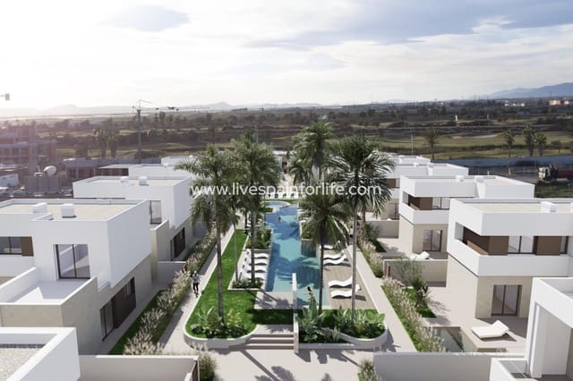 Chalet de 3 habitaciones en Las Lomas de Rame - Bahía Bella, Los Alcázares en venta con piscina garaje - 429.000 € (Ref: 9811140)