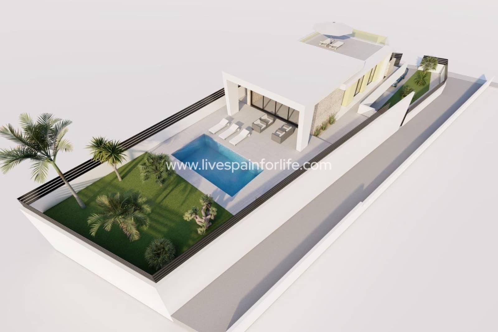 3 sypialnia Willa na sprzedaż w Los Balcones z basenem garażem - 700 000 € (Ref: 9811148)