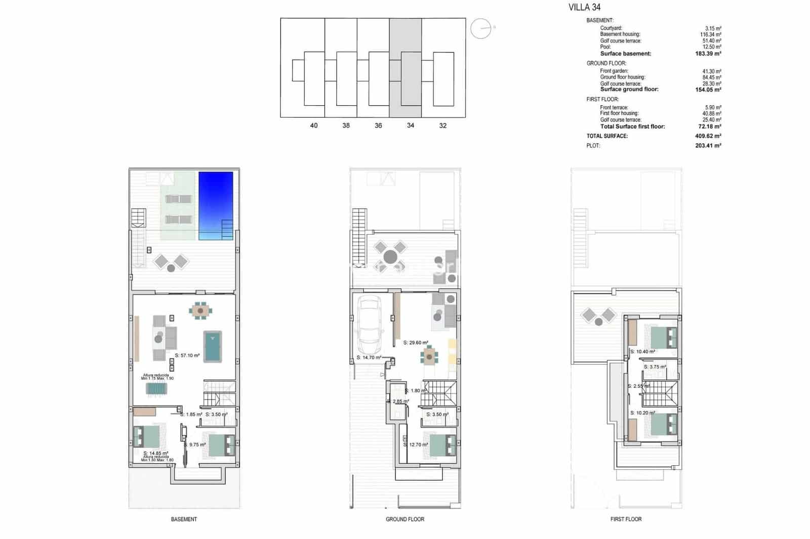 Chalet de 3 habitaciones en Los Alcázares en venta con piscina garaje - 720.000 € (Ref: 9811149)