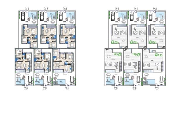 3 makuuhuone Huvila myytävänä paikassa Torre-Pacheco mukana uima-altaan 
autotalli - 319 900 € (Ref: 9811151)