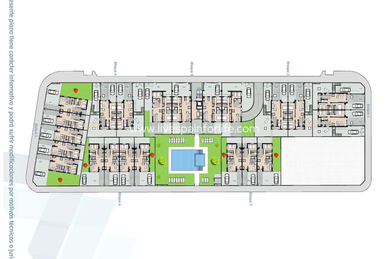 2 Zimmer Bungalow zu verkaufen in Torre de la Horadada mit Pool Garage - 369.900 € (Ref: 9811155)