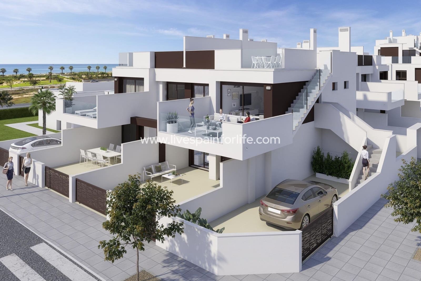 2 Zimmer Bungalow zu verkaufen in Torre de la Horadada mit Pool Garage - 369.900 € (Ref: 9811155)