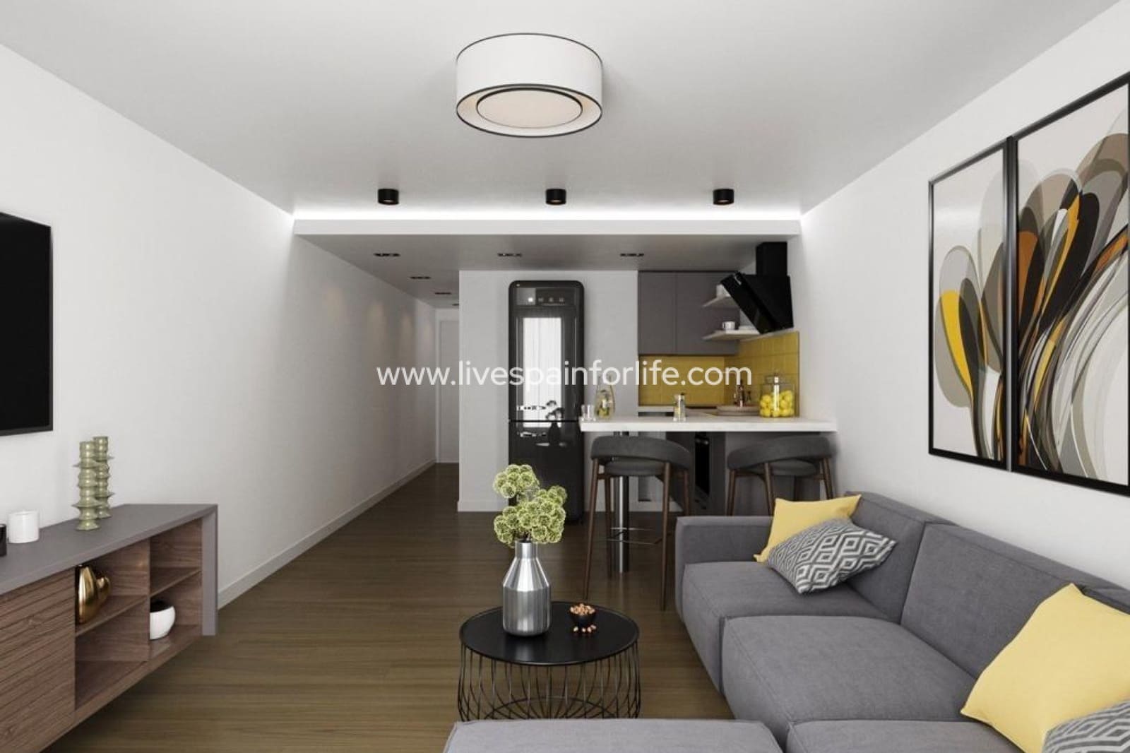 2 Zimmer Apartment zu verkaufen in Alicante / Alacant Stadt - 289.900 € (Ref: 9811162)