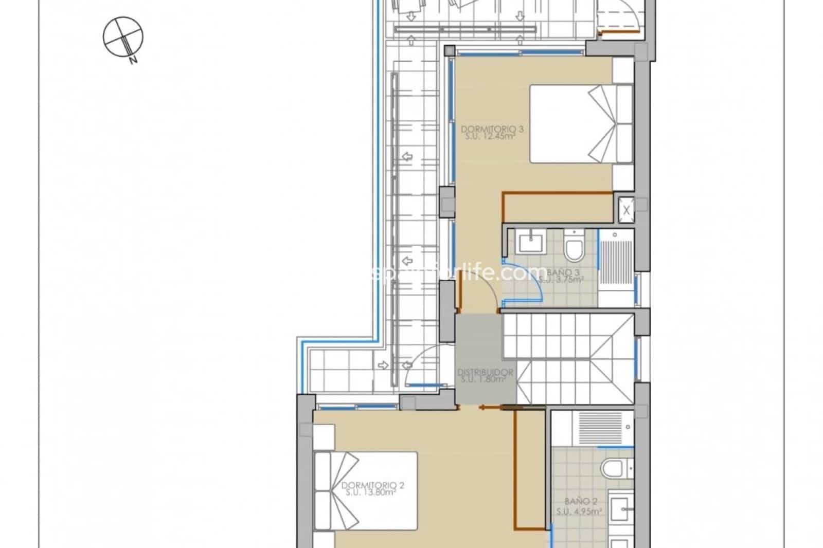 3 chambre Villa/Maison à vendre à Pilar de la Horadada avec piscine garage - 399 000 € (Ref: 9811171)