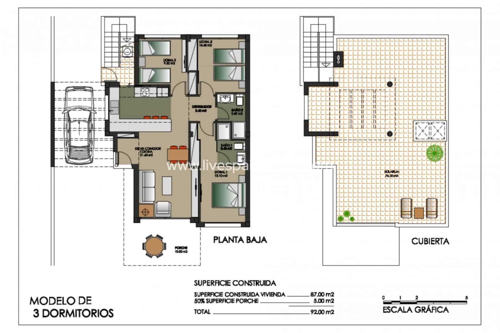3 soverom Villa til salgs i San Miguel de Salinas med svømmebasseng garasje - € 630 000 (Ref: 9811178)