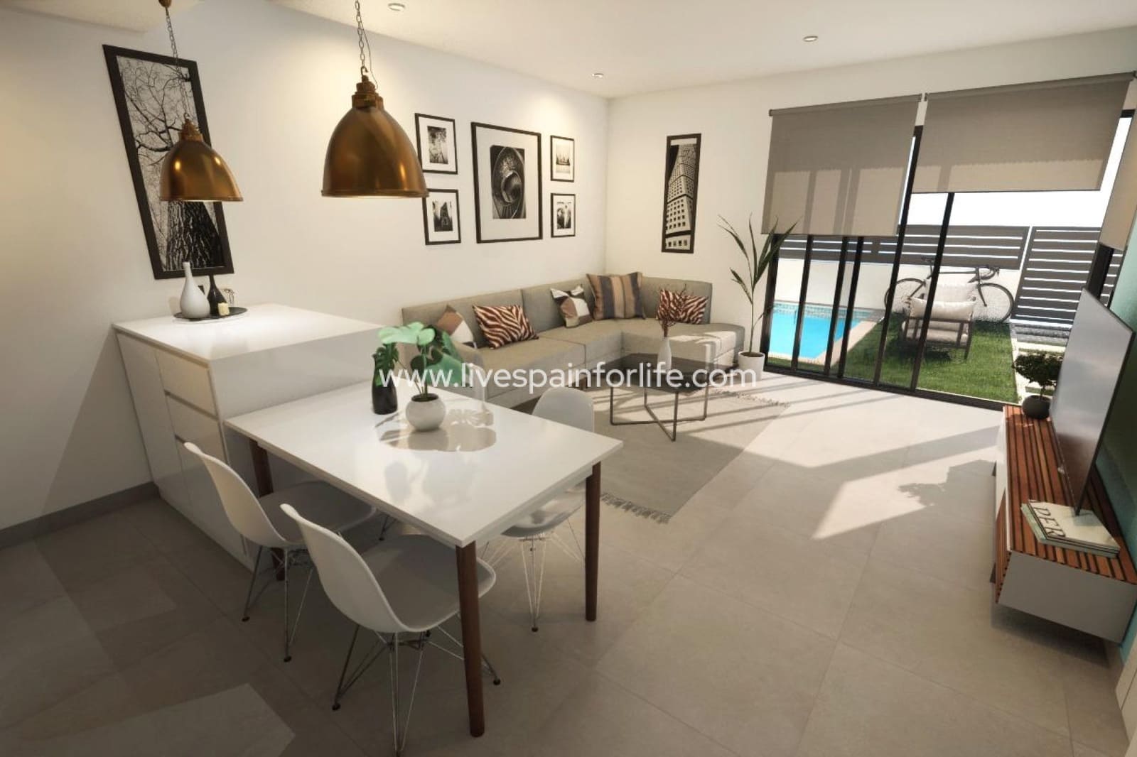 Chalet de 3 habitaciones en Los Alcázares en venta con piscina garaje - 419.900 € (Ref: 9811179)