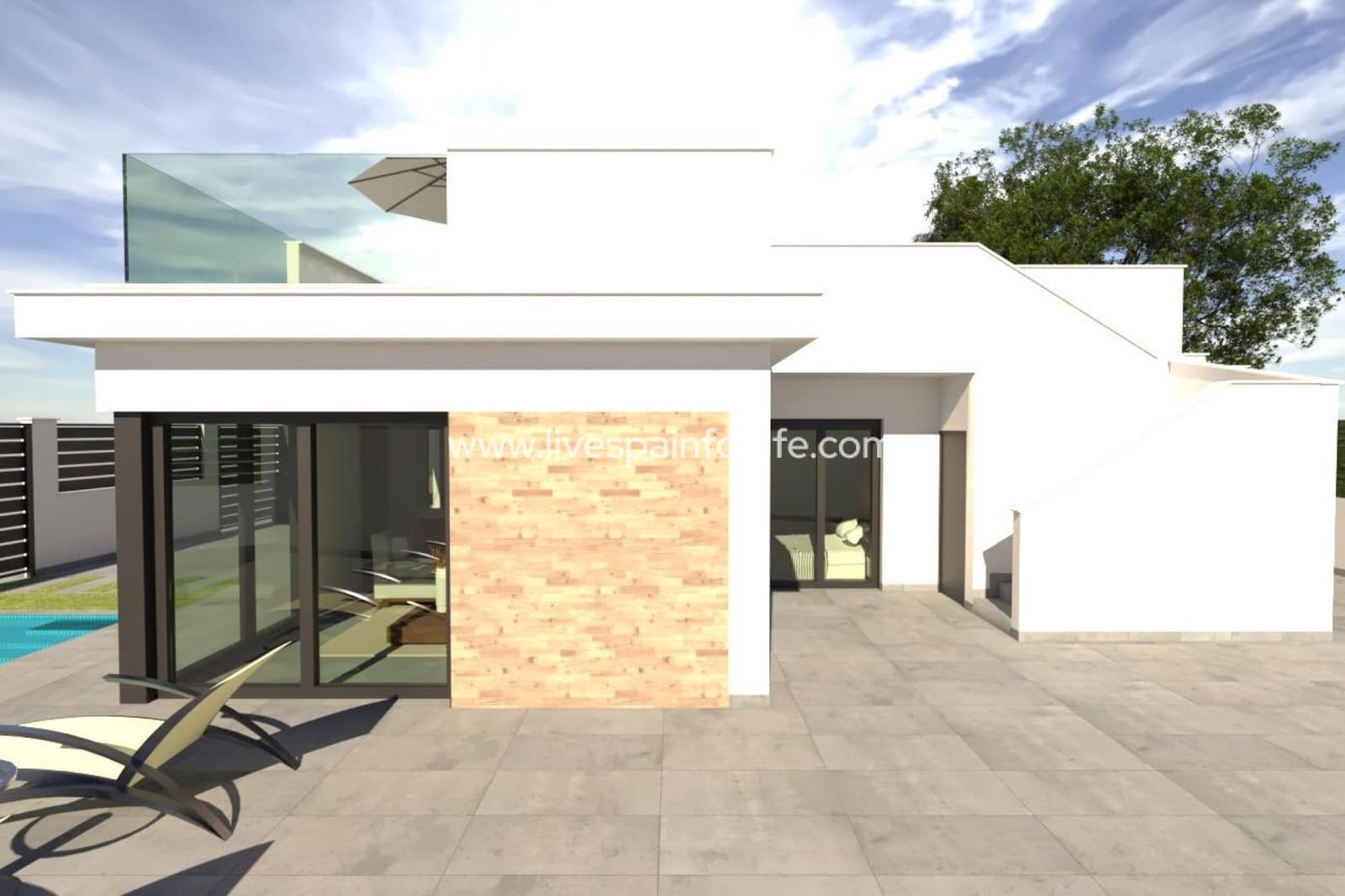 Chalet de 3 habitaciones en Los Alcázares en venta con piscina garaje - 419.900 € (Ref: 9811179)