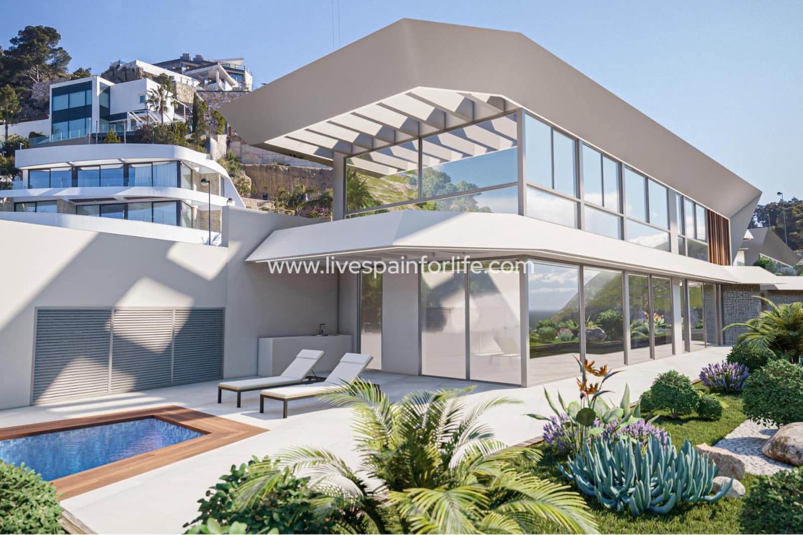 4 camera da letto Villa in vendita in Calpe / Calp con piscina garage - 2.200.000 € (Rif: 9811187)
