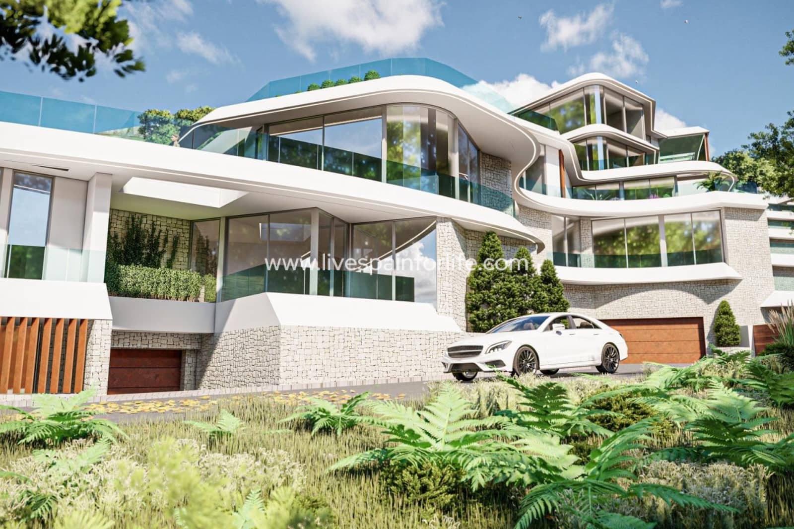 4 camera da letto Villa in vendita in Calpe / Calp con piscina garage - 2.200.000 € (Rif: 9811187)