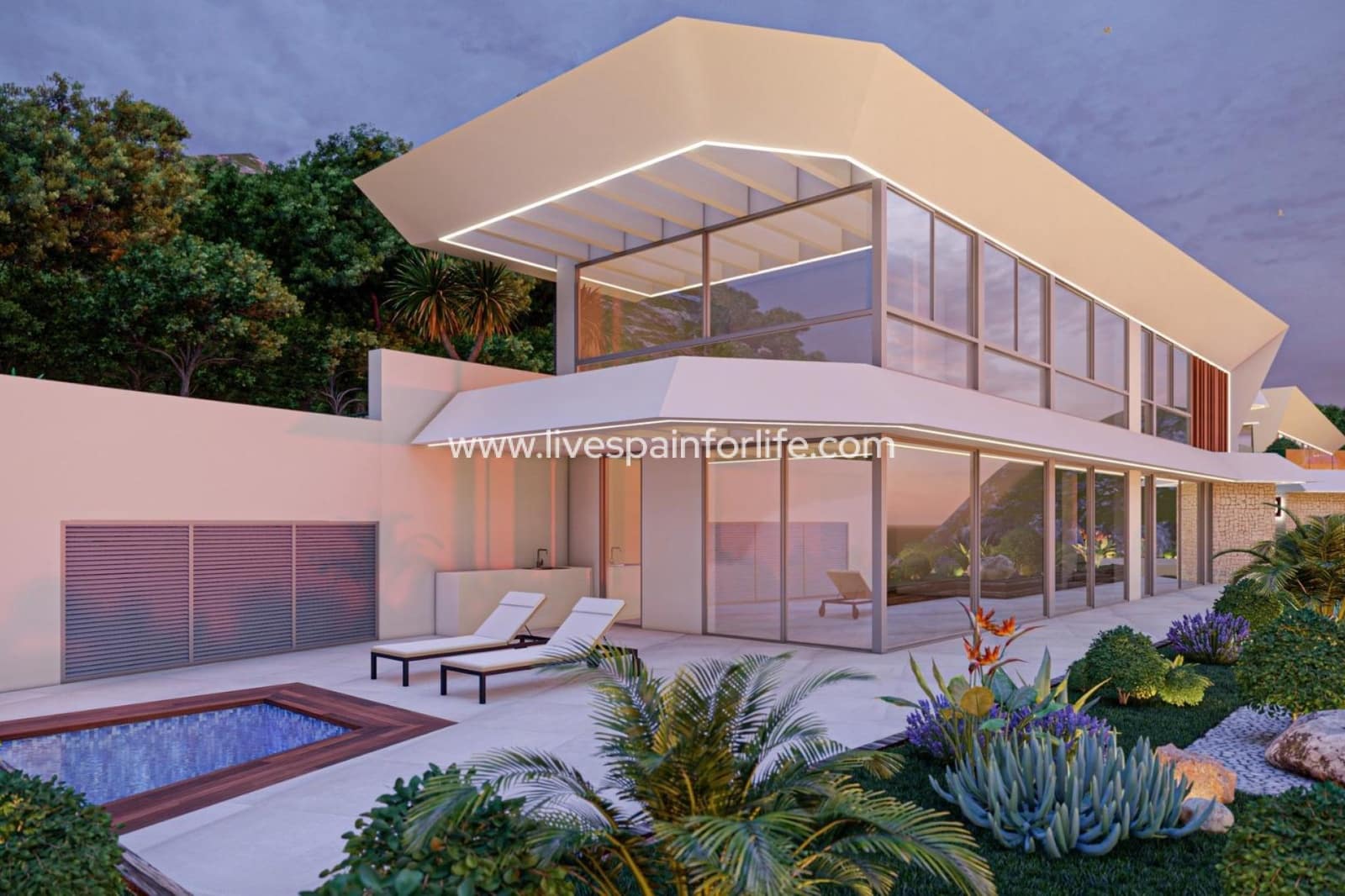4 camera da letto Villa in vendita in Calpe / Calp con piscina garage - 2.200.000 € (Rif: 9811187)
