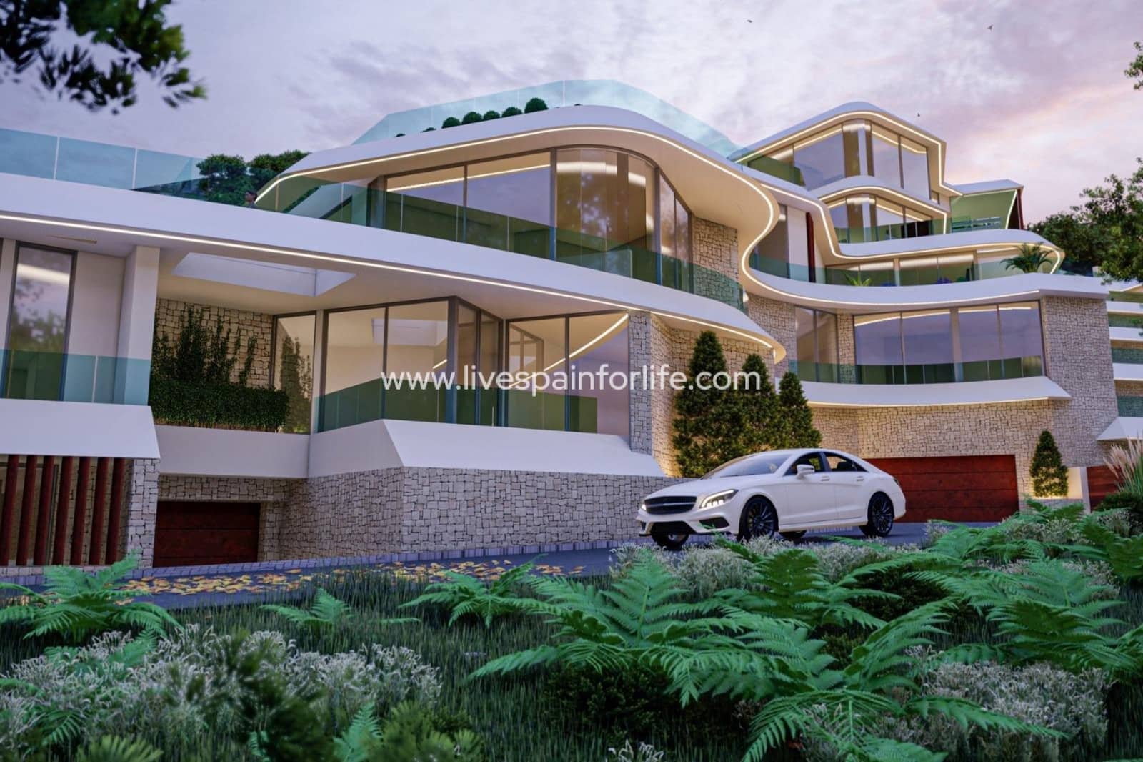 4 camera da letto Villa in vendita in Calpe / Calp con piscina garage - 2.200.000 € (Rif: 9811187)