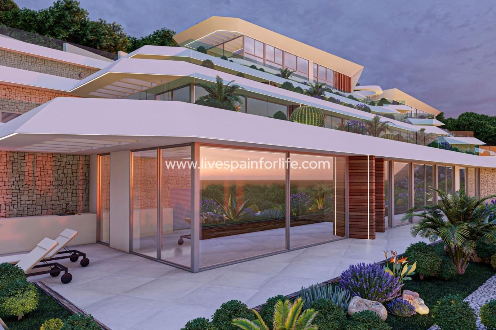 4 camera da letto Villa in vendita in Calpe / Calp con piscina garage - 2.200.000 € (Rif: 9811187)