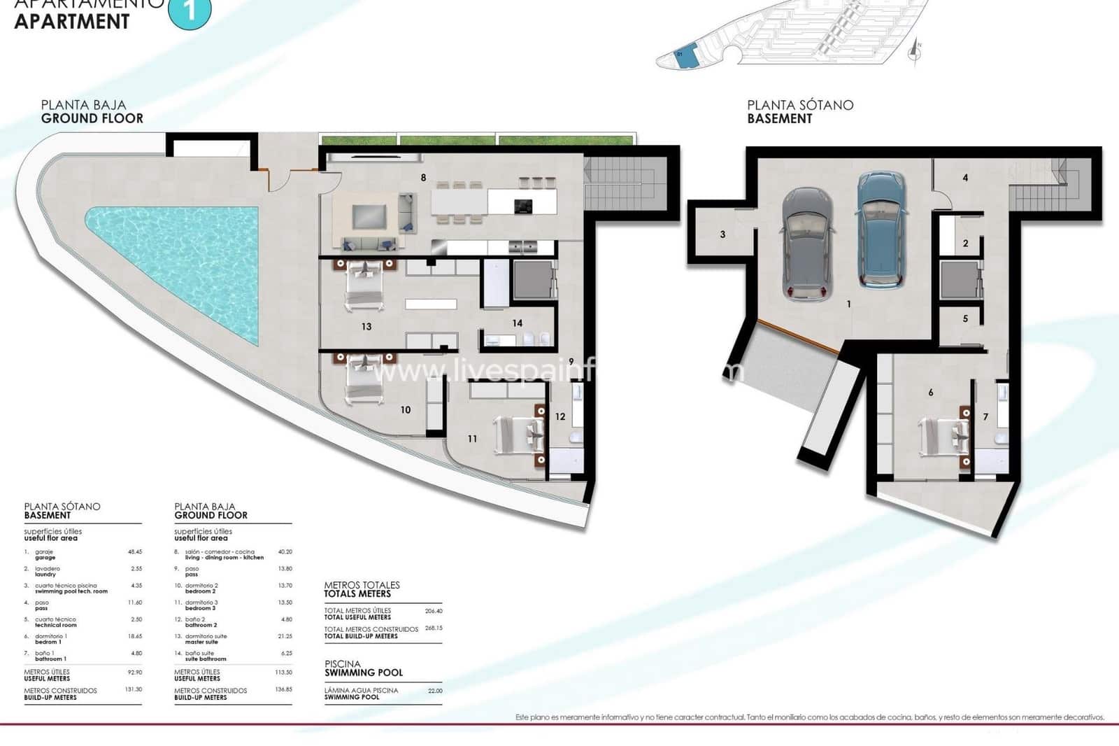 4 camera da letto Villa in vendita in Calpe / Calp con piscina garage - 2.200.000 € (Rif: 9811187)