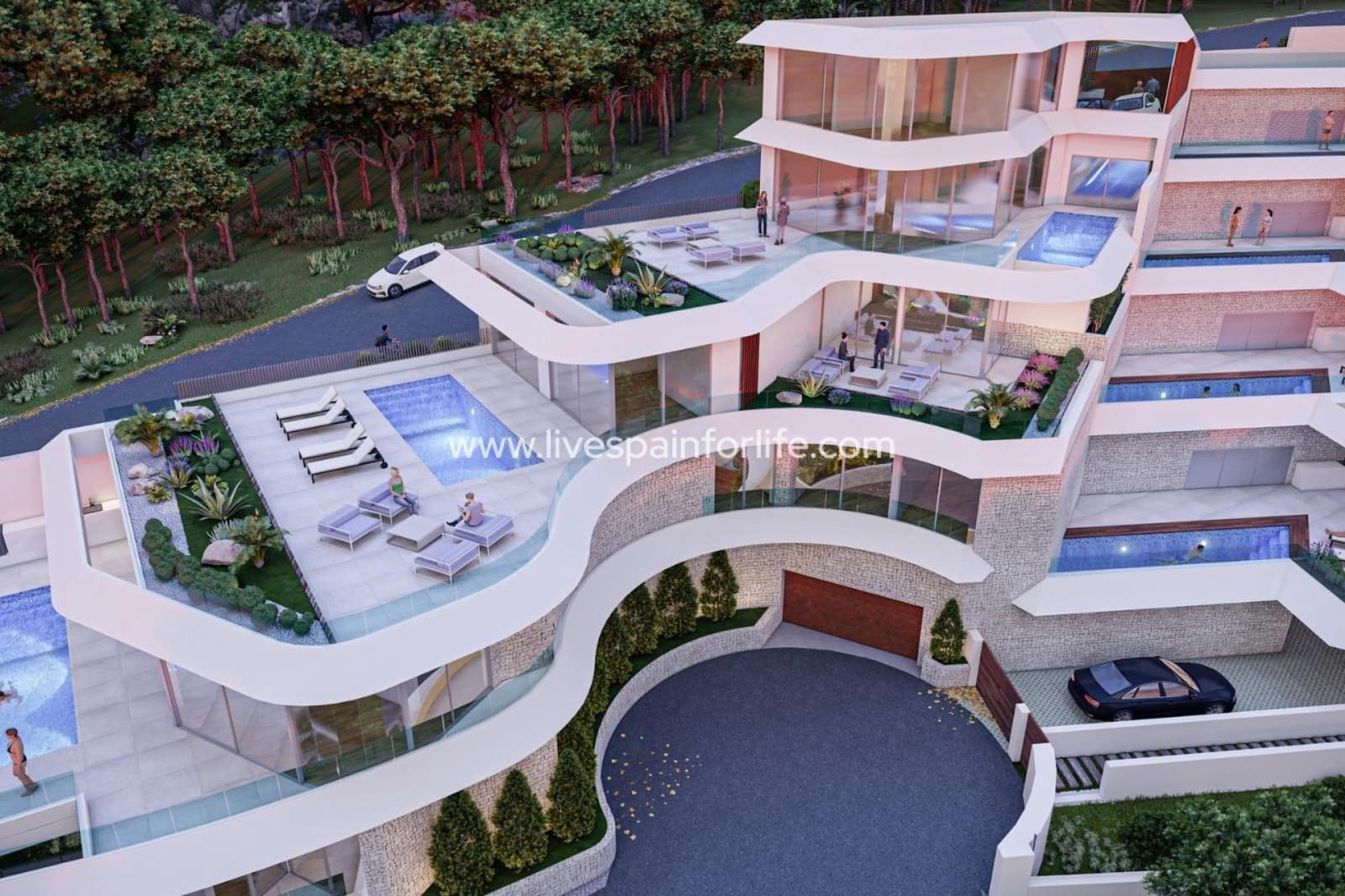 4 camera da letto Villa in vendita in Calpe / Calp con piscina garage - 2.200.000 € (Rif: 9811187)