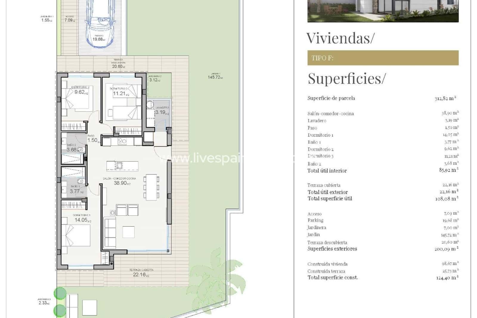 3 camera da letto Villa in vendita in Polop con piscina garage - 503.000 € (Rif: 9811189)