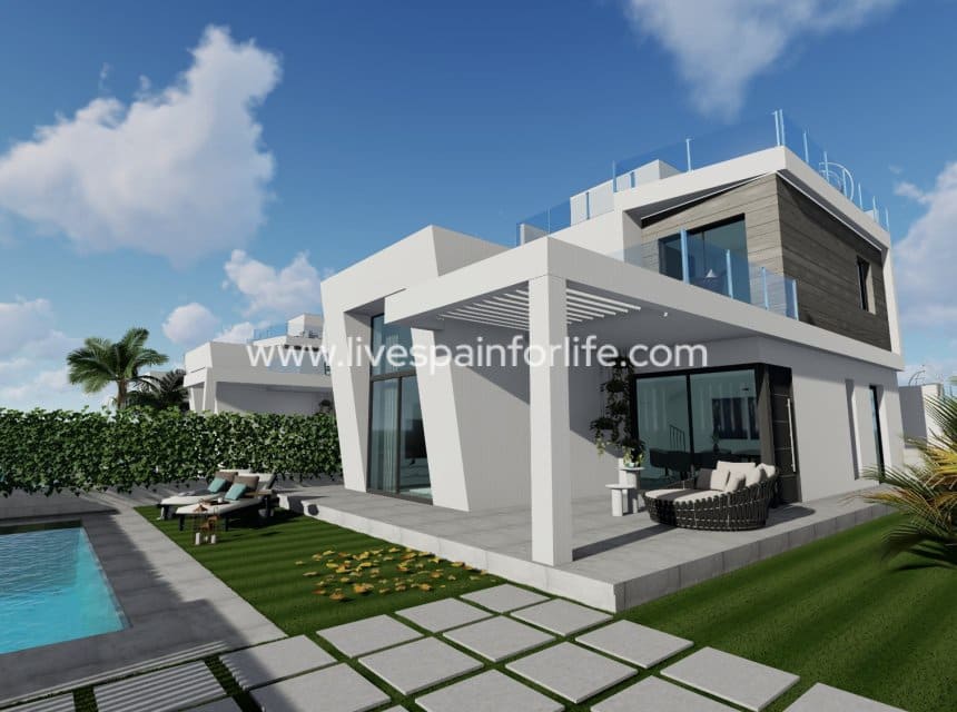 3 soveværelse Villa til salg i Finestrat med swimmingpool garage - € 549.000 (Ref: 9827485)