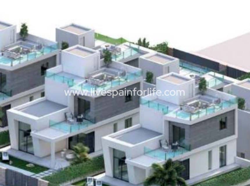 3 soveværelse Villa til salg i Finestrat med swimmingpool garage - € 549.000 (Ref: 9827485)