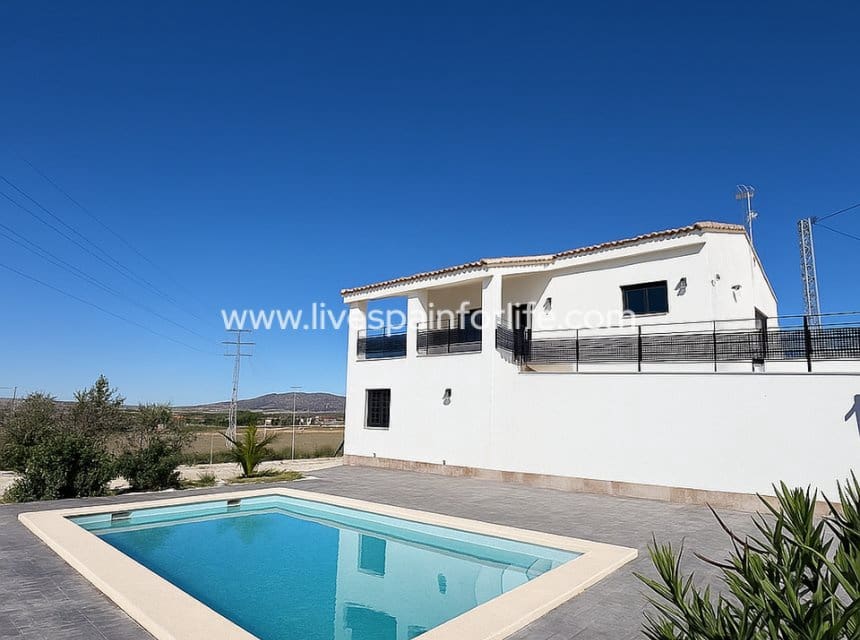 5 sypialnia Finka/Dom wiejski na sprzedaż w Pinoso z basenem - 409 995 € (Ref: 9848063)