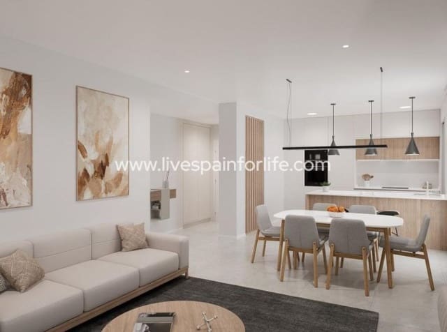 3 makuuhuone Huoneisto myytävänä paikassa Los Narejos, Los Alcázares mukana uima-altaan - 349 900 € (Ref: 9858395)