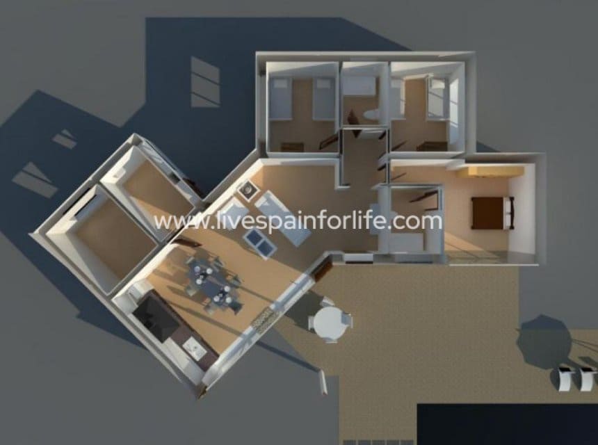 4 soveværelse Villa til salg i Aspe med swimmingpool garage - € 350.000 (Ref: 9858398)