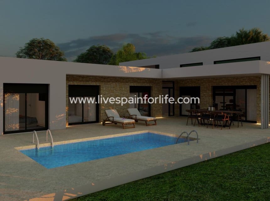 3 soverom Villa til salgs i Pinoso med svømmebasseng garasje - € 385 000 (Ref: 9968649)