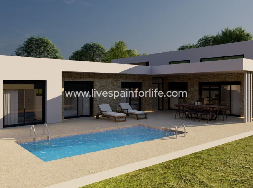 3 soverom Villa til salgs i Pinoso med svømmebasseng garasje - € 385 000 (Ref: 9968649)