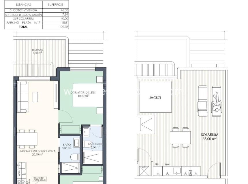2 soveværelse Bungalow til salg i Pilar de la Horadada med swimmingpool garage - € 339.000 (Ref: 9968901)