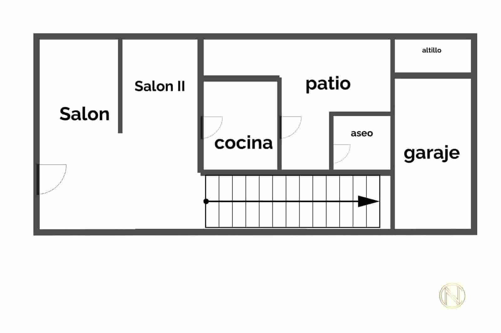 4 chambre Maison de Ville à vendre à Hondon de los Frailes avec garage - 119 950 € (Ref: 9634361)