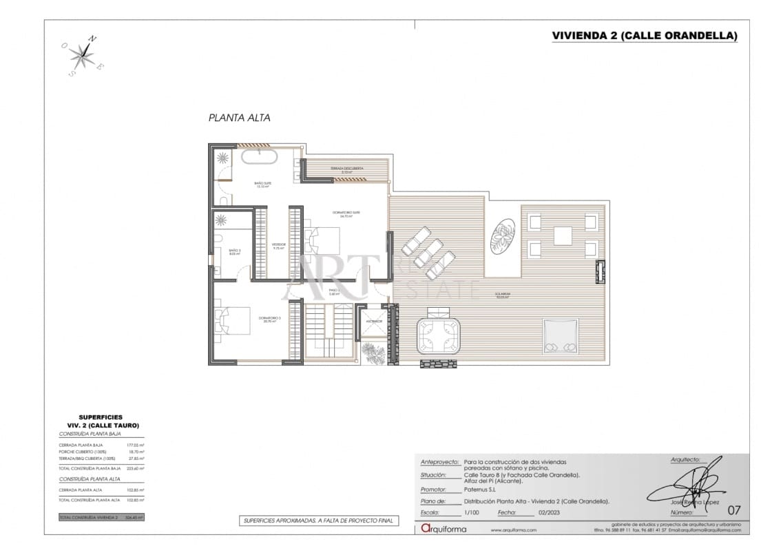 4 sypialnia Willa na sprzedaż w Albir z basenem garażem - 1 495 000 € (Ref: 7886302)