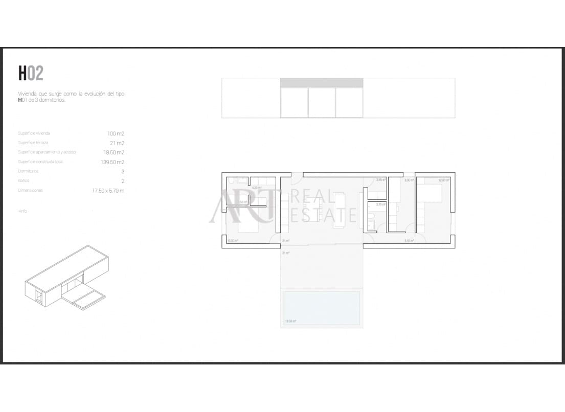 2 makuuhuone Huvila myytävänä paikassa Alfaz del Pi / L'Alfas del Pi mukana uima-altaan - 339 500 € (Ref: 7928597)