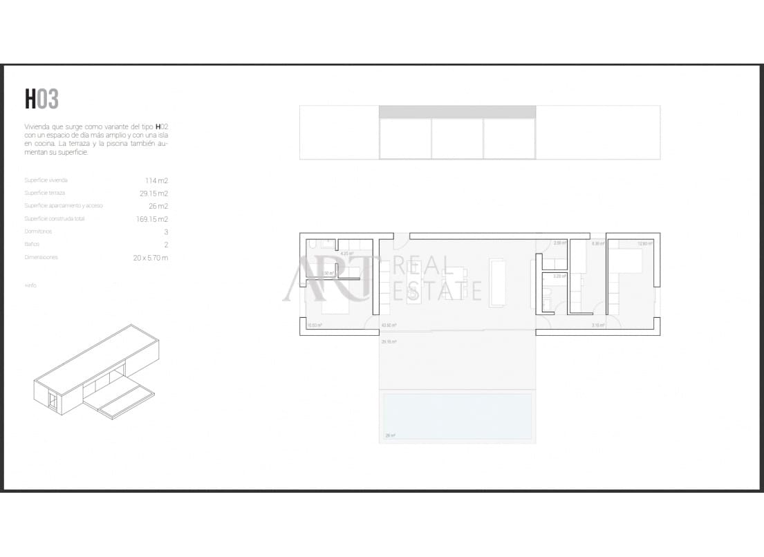 2 makuuhuone Huvila myytävänä paikassa Alfaz del Pi / L'Alfas del Pi mukana uima-altaan - 339 500 € (Ref: 7928597)