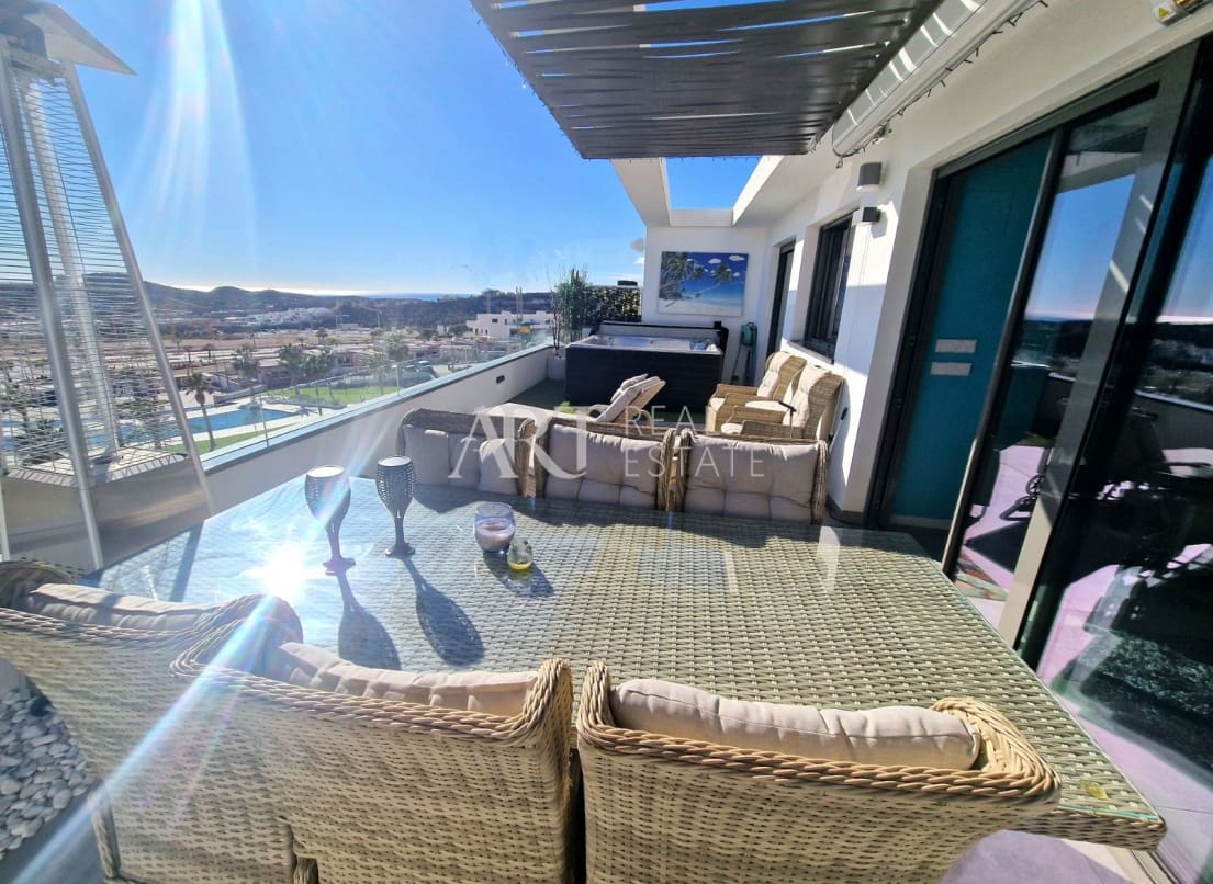 2 chambre Penthouse à vendre à Finestrat avec piscine garage - 410 000 € (Ref: 8025263)