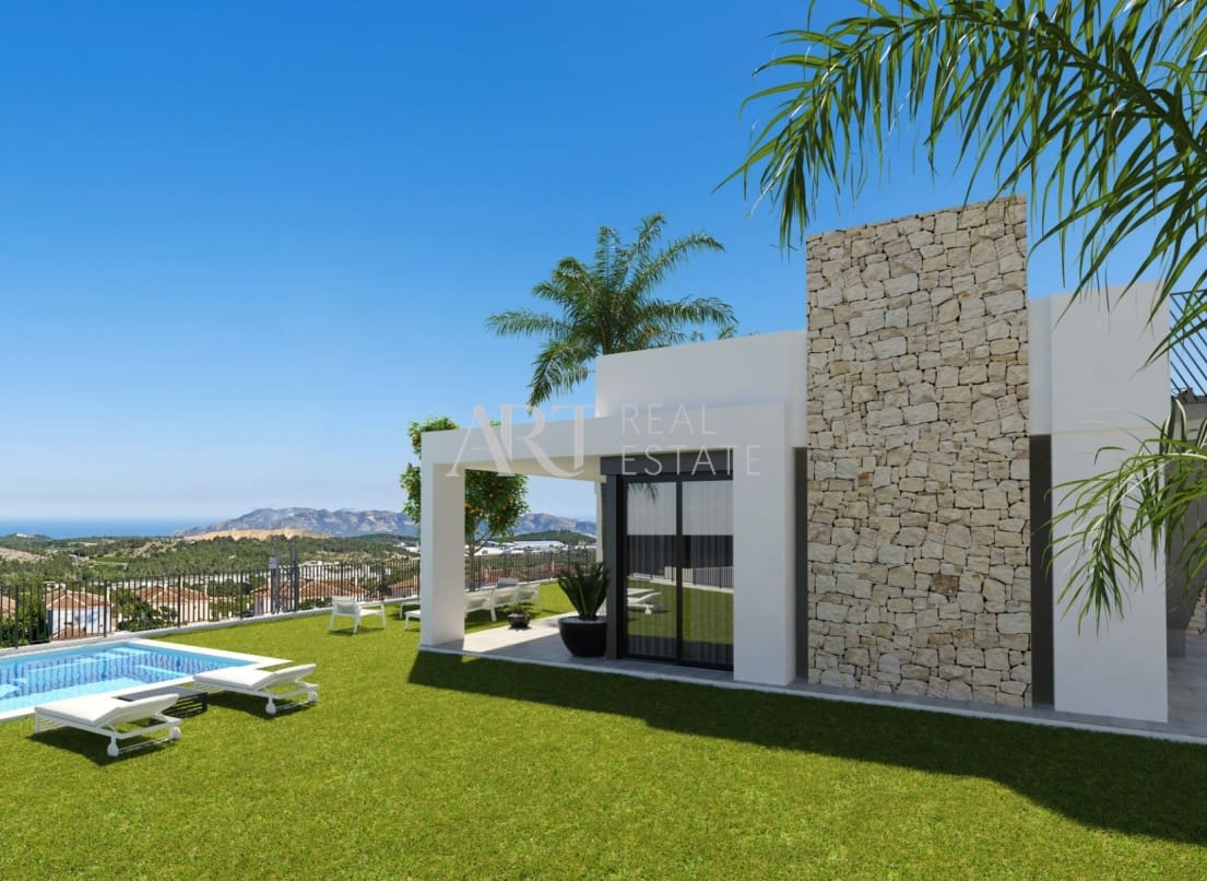 3 bedroom Villa for sale in Polop with pool - € 470,000 (Ref: 8420300)