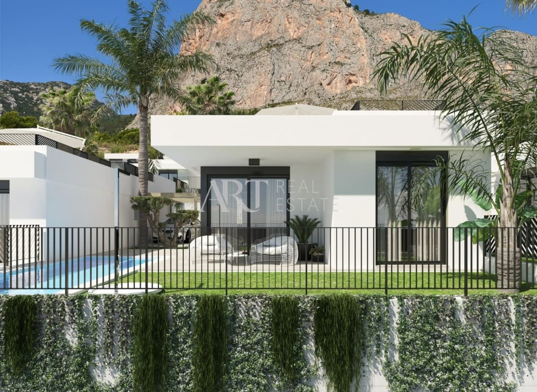 3 bedroom Villa for sale in Polop with pool - € 470,000 (Ref: 8420300)