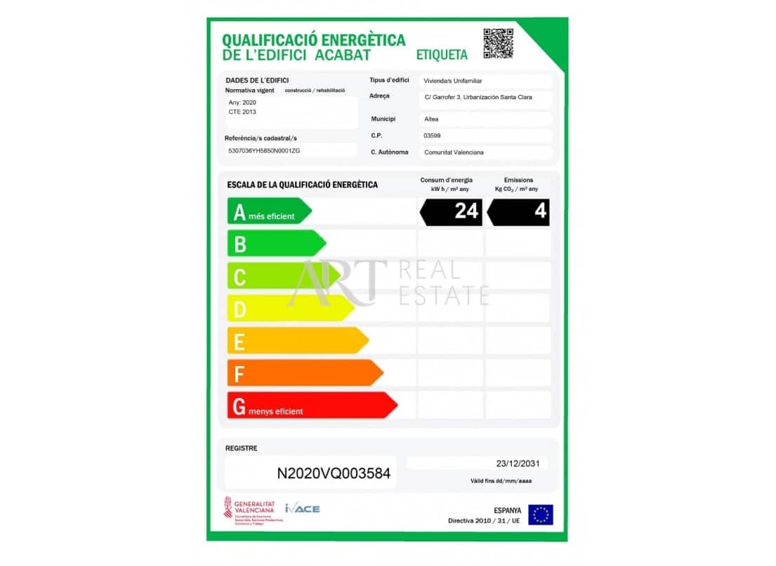 Chalet de 4 habitaciones en Altea en venta con piscina - 995.000 € (Ref: 9077084)