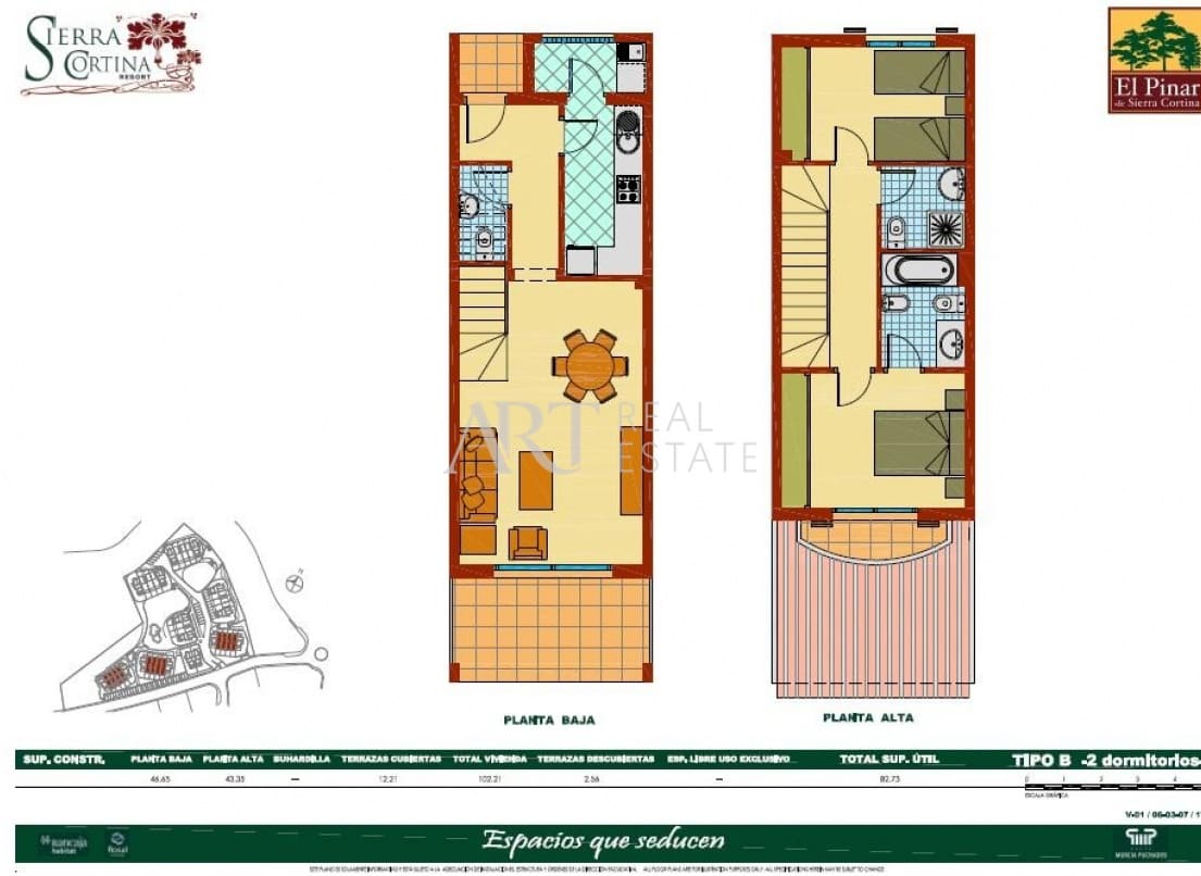 2 soverom Leilighet til salgs i Finestrat med svømmebasseng - € 295 000 (Ref: 9204936)