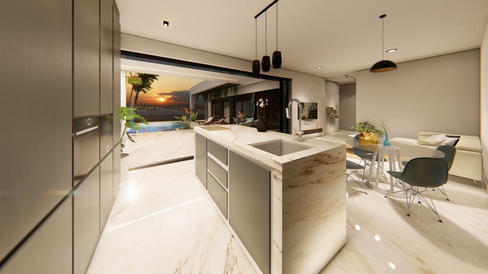 Chalet de 3 habitaciones en Algorfa en venta con piscina garaje - 670.000 € (Ref: 7947379)