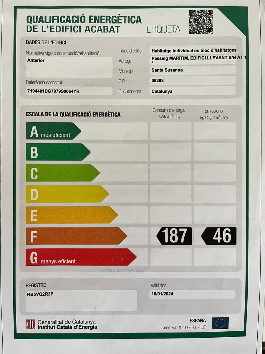 3 soveværelse Penthouse til salg i Santa Susanna med swimmingpool - € 430.000 (Ref: 8469769)