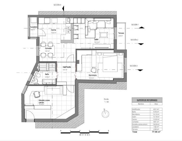 2 camera da letto Appartamento in vendita in San Matías - Realejo, Granada città con garage - 299.900 € (Rif: 9456429)