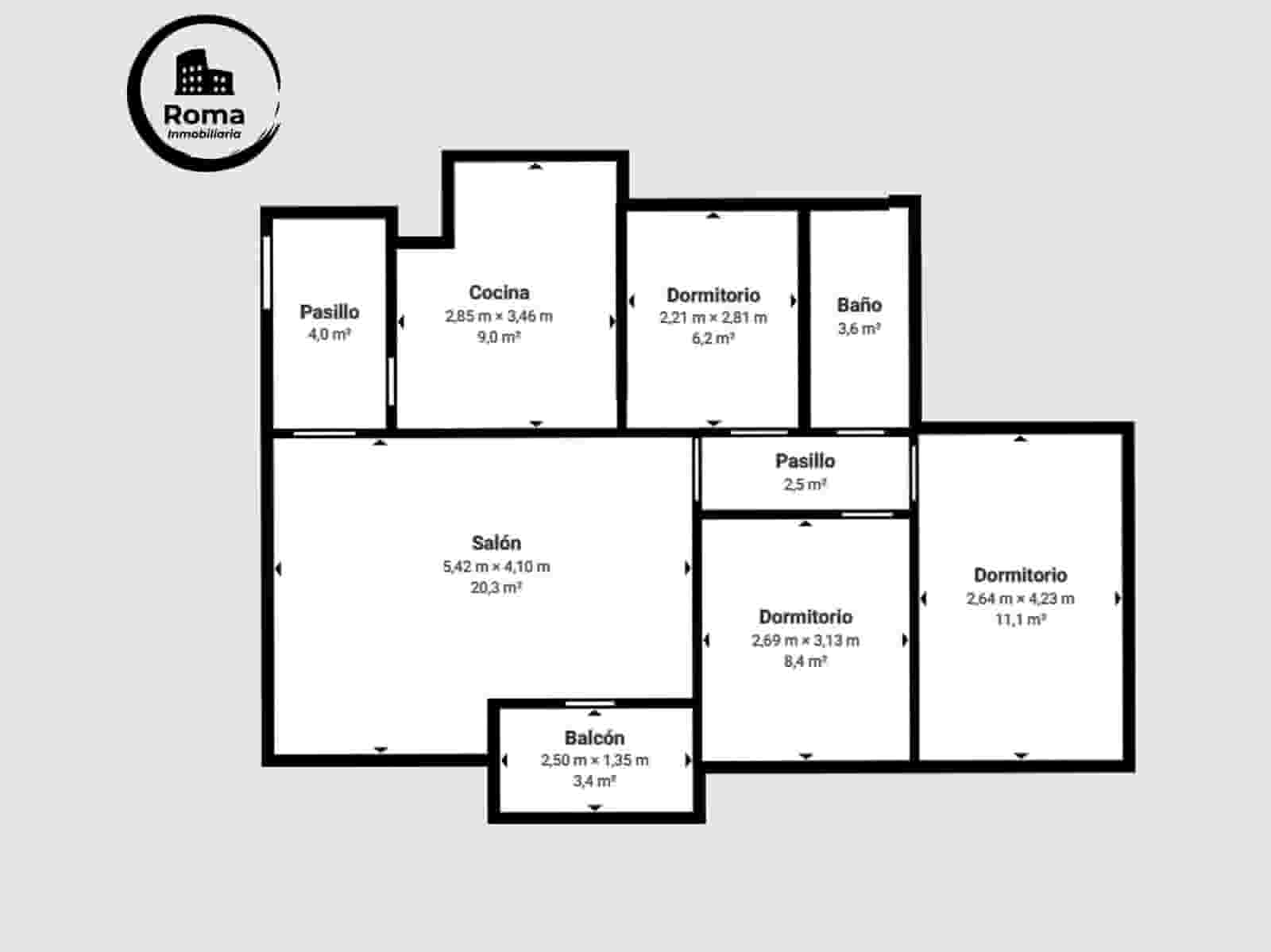 3 Zimmer Wohnung zu verkaufen in Granada Stadt - 280.000 € (Ref: 9470534)