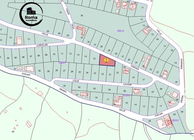 Byggetomt til salgs i La Zubia - € 80 000 (Ref: 9571325)