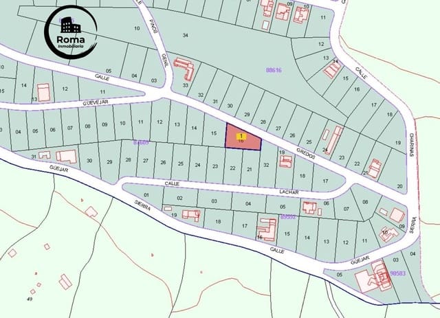 Działka budowlana na sprzedaż w La Zubia - 80 000 € (Ref: 9584470)