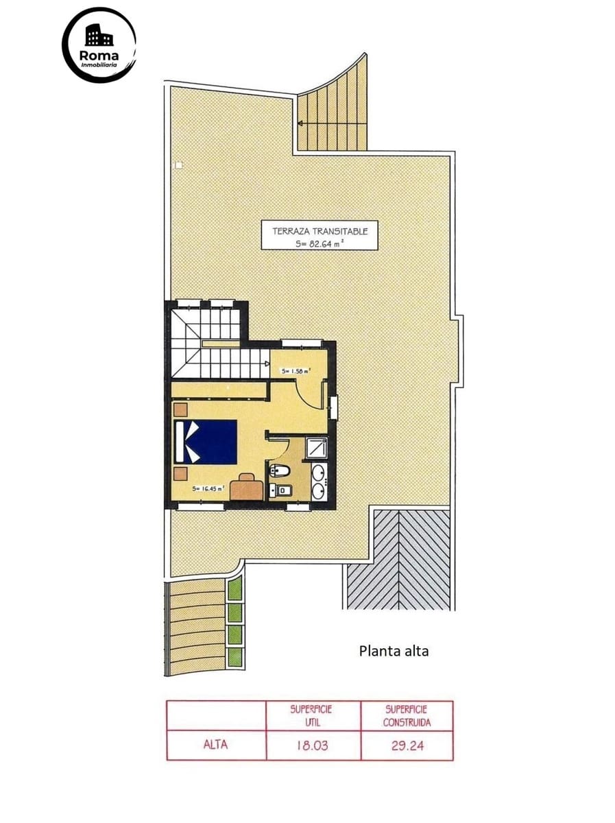 4 chambre Villa/Maison Semi-Mitoyenne à vendre à Las Gabias avec piscine garage - 385 000 € (Ref: 9584498)