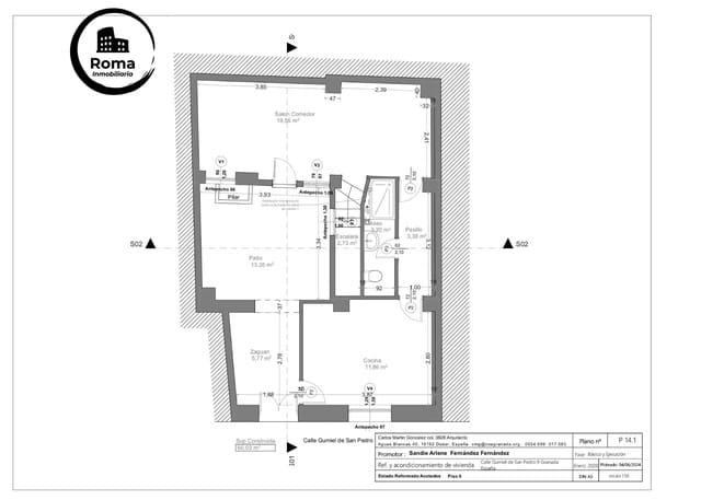 2 sypialnia Dom szeregowy na sprzedaż w Albaicin, Miasto Grenada - 210 000 € (Ref: 9748132)