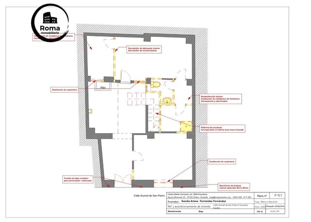 2 sypialnia Dom szeregowy na sprzedaż w Albaicin, Miasto Grenada - 210 000 € (Ref: 9748132)