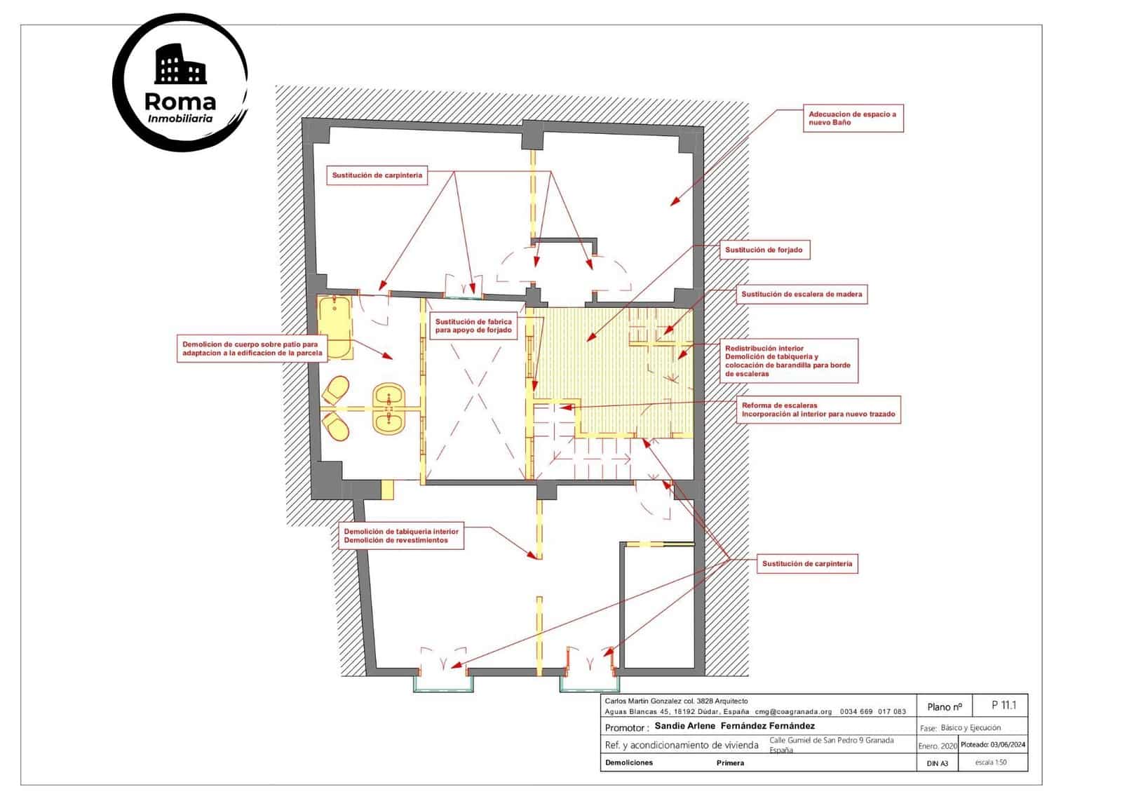 2 slaapkamer Rijtjeshuis te koop in Granada stad - € 210.000 (Ref: 9755834)