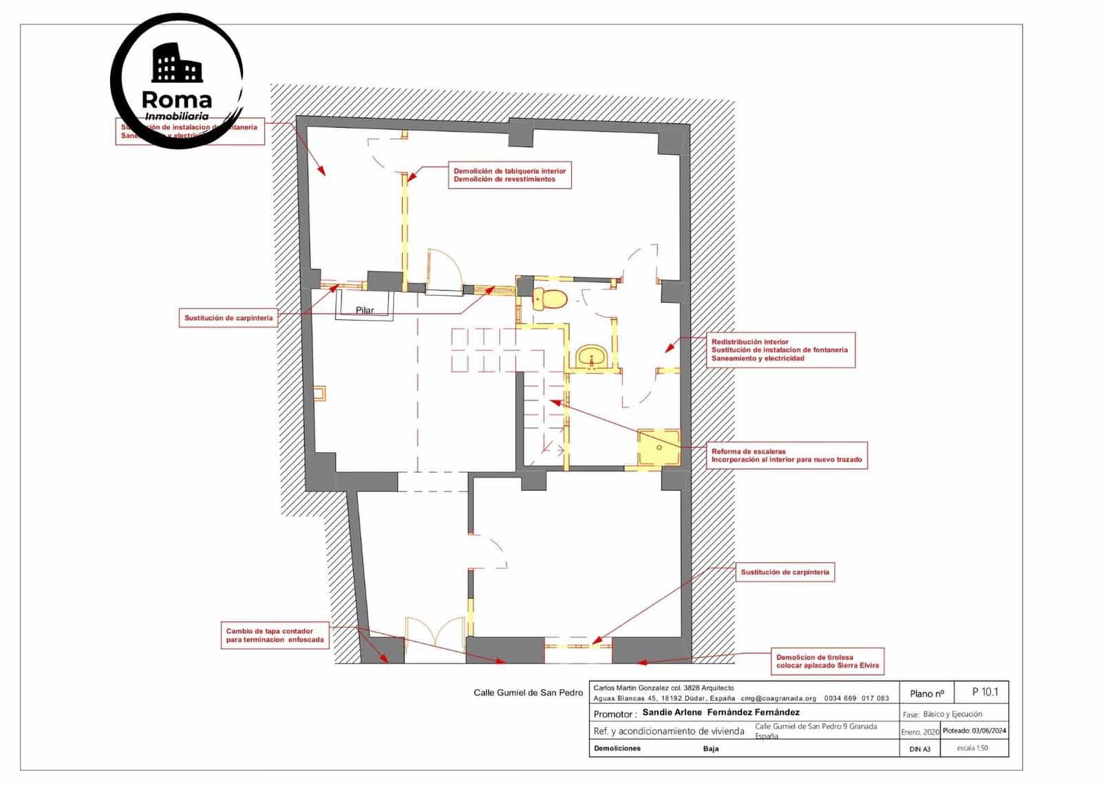 2 quarto Moradia em Banda para venda em Granada cidade - 210 000 € (Ref: 9773212)